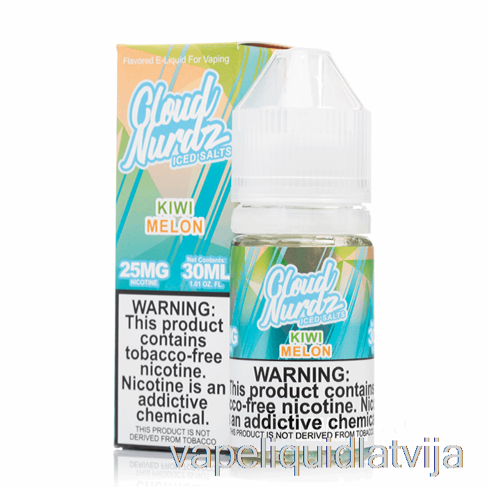 Ledus Kivi Melone - Mākonis Nurdz Sāļi - 30ml 25mg Vape šķidrums